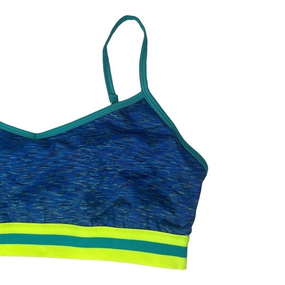 So Blue Yellow Sports Bra - Picture 3 of 3
